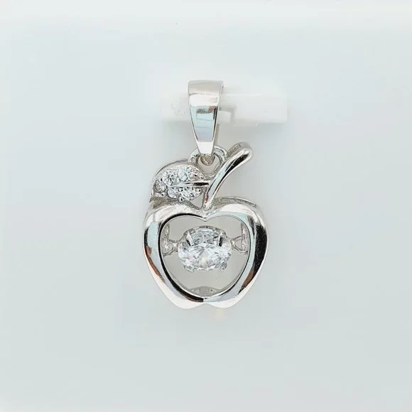 "#925 Sterling Silver Cubic Zircon Pendant for Women/Girls, US925P1123 - Picture 9 of 11